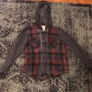 Flannel/sweatshirt shirt